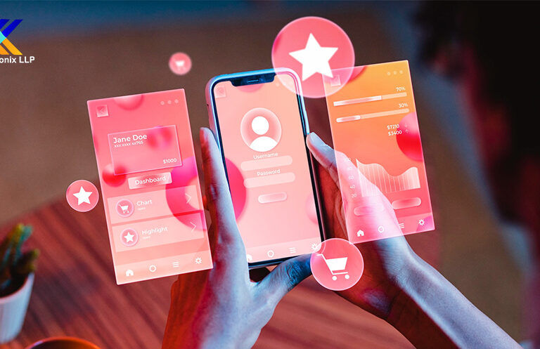 2024 mobile app design trends featuring minimalist interfaces and AR